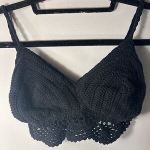 Hint of Mint- Crochet bralet. Never worn! In perfect condition!